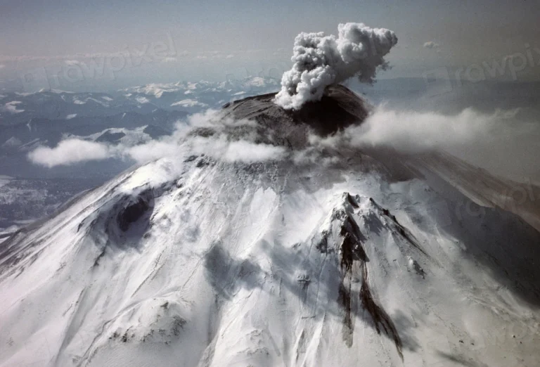 After Volcano Erupted
